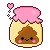cute poop in a jar