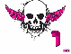 Chelsie Rain pink skull