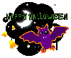 "Happy Halloween" lil cute bat