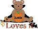 Halloween Bear Loves it Loida