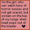 horror toast