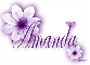 Purple Flower - Amanda