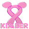 MINNIE BREAST CANCER RIBBON WITH KIMBER