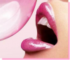 bubble gum lips