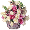 basket of roses