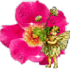 fairy flower glitter