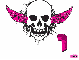 merlin pink skull