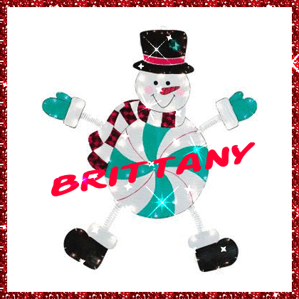 Christmas Snowman Candy - Brittany