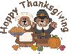 happy thanksgiving bears