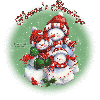 Season's Greetings-snowmen