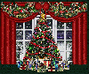 christmas tree with presents