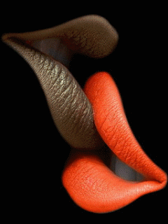 kissing lips