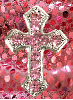 Pink Retro Cross