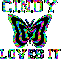CINDY Butterfly Loves it