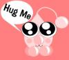 Light Pink Frosting Droplet "Hug Me" Display Pic
