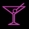 neon martini