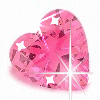 Pink sparkle heart