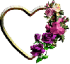 heart and flowers