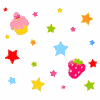 strawberry + stars