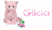 Pink Rose and kitty - Gilda