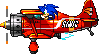 Sonic driving a plane