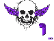 michelle purple skull