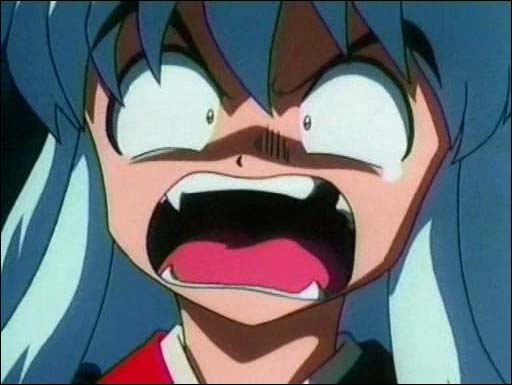 inuyasha lost a tooth!