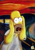 Homer Simpson 'The Scream'
