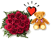 roses n teddy