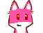 Fox "PYONG"  - [pink/rosa] butterfly