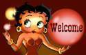 Betty Boop tell you welcome!