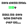 dx- 2 words 4 ya