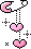 Pin - Ribbon Heart