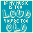 My Musics To Loud?