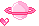 Pink Planet with Heart