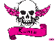 laura pink skull