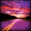 purple road