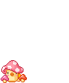 Pink mushrooms