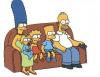 simpsons on the couch