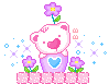 cute pink bear