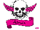 alexis pink skull