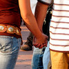 holding hands