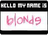 Hello my name is: