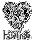 heather glitter skulls