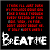 it only hurts when i breathe