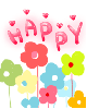 happy & flowers