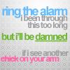 ring the alarm - beyonce
