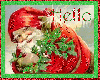 Victorian Santa "Hello"