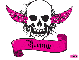 kimmy pink skull