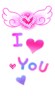 i love you heart wings